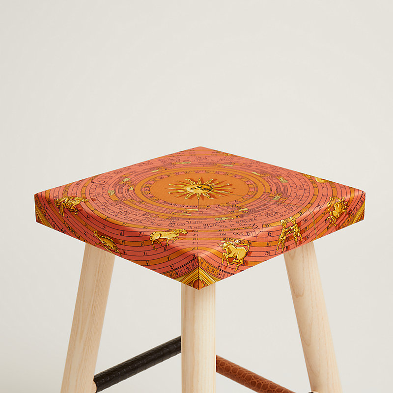 Ash wood online stool